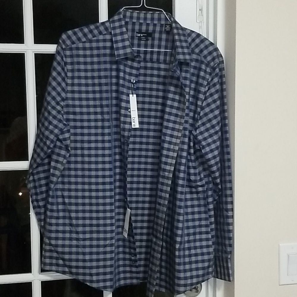 NWT!!  BAR III long Sleeve button down shirt